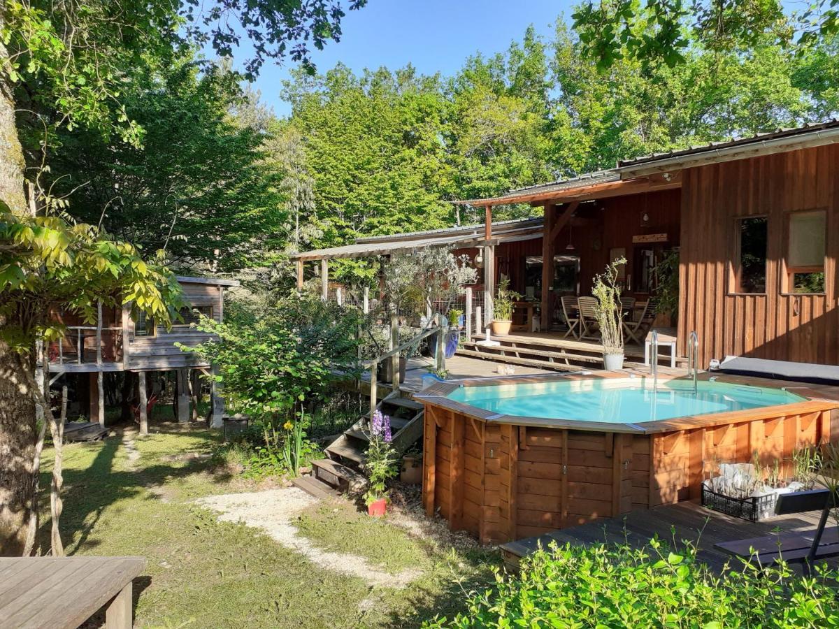 La Cabane De L'Oiseau Couze-et-Saint-Front Exterior foto